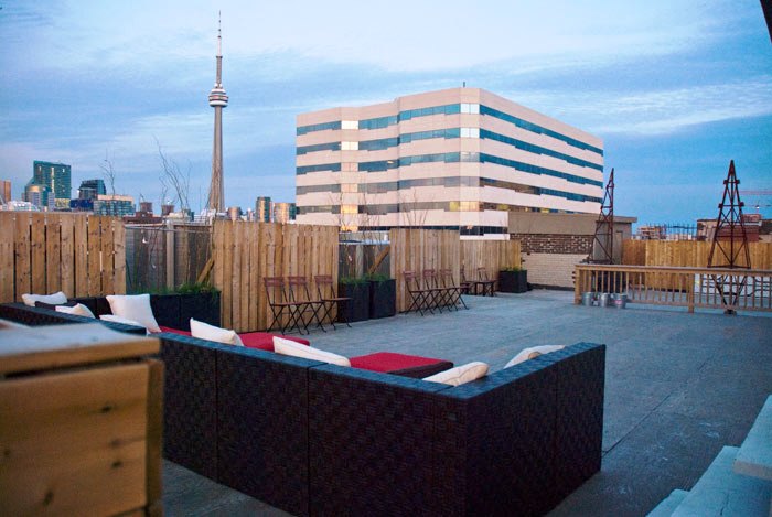 the burroughes rooftop view Toronto