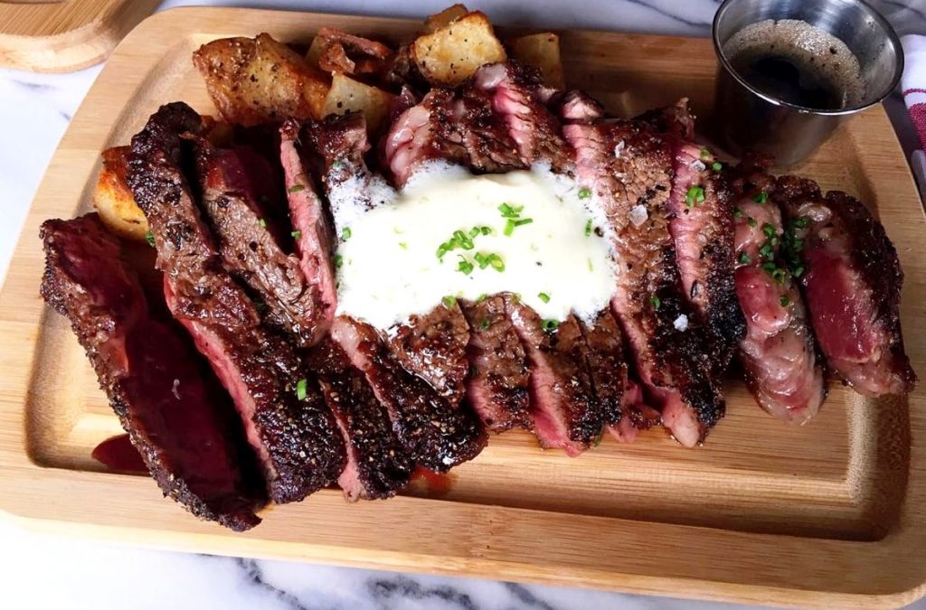 The steak frites at Goods and Provisions 