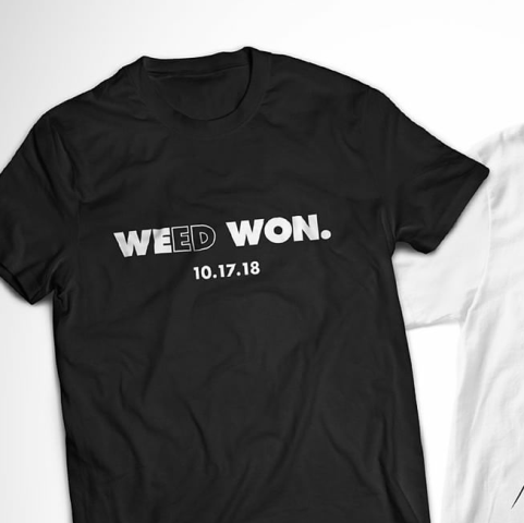 weed won october 17 legalisation t-shirt